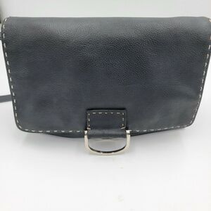Liz Claiborne Vintage Classic 90s Y2K Messenger Bag Attached Wallet Red Lining